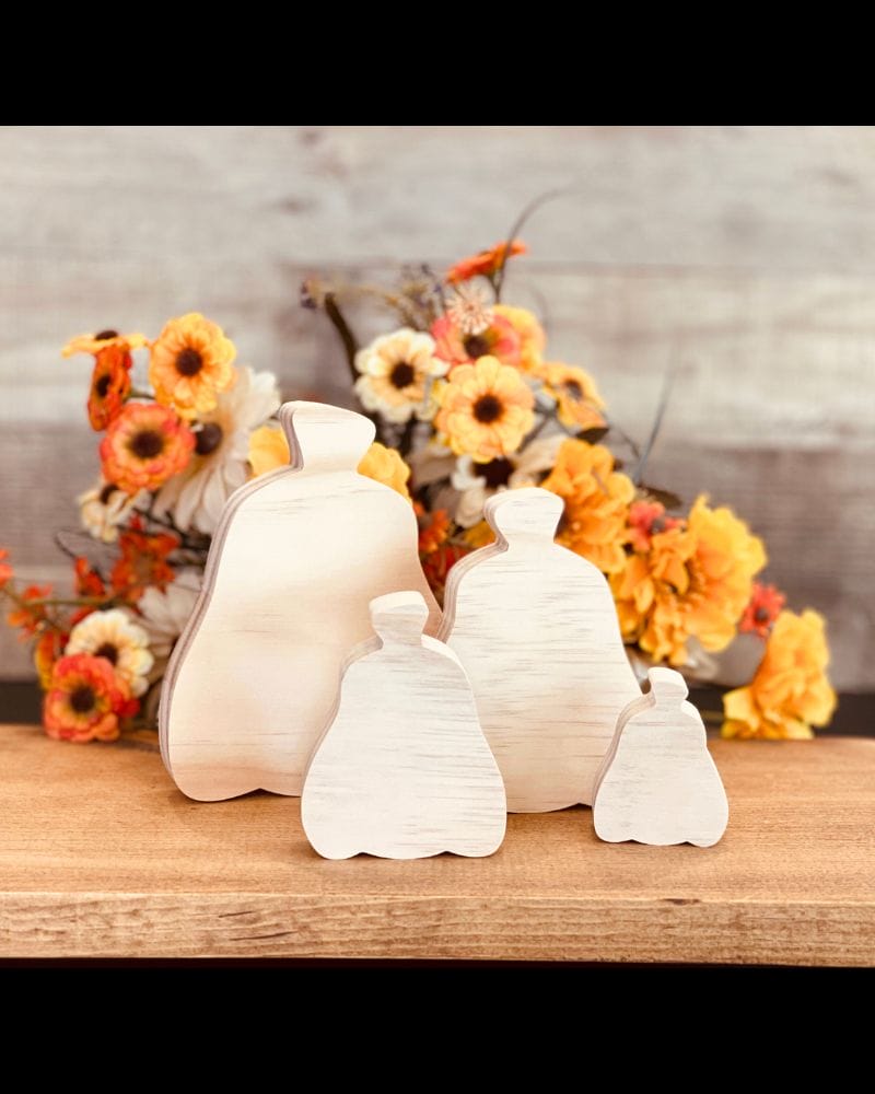 Unfinished Wood Pumpkin, Fall Tiered Tray Decor, DIY Pumpkin, Ready to Paint Wood Pumpkin, Chunky Pumpkin, DIY Fall Decor