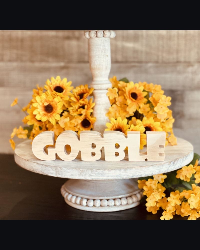 GOBBLE Wood Sign - Image 3