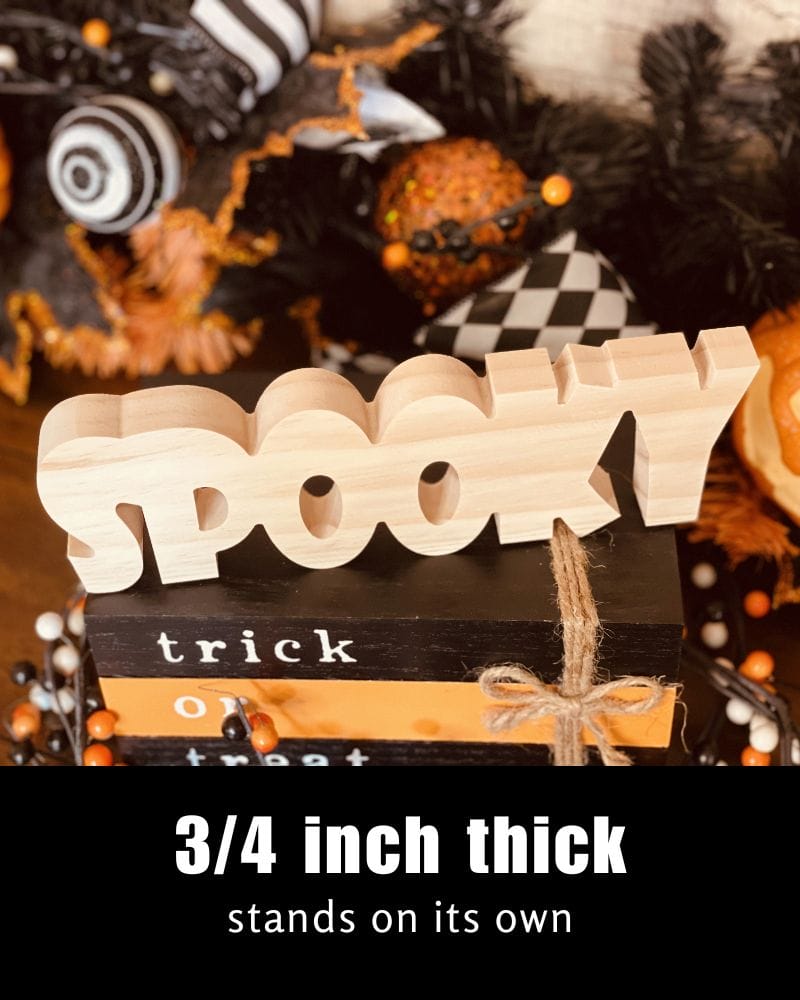 SPOOKY Word Sign - Image 3