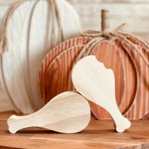 Turkey Leg Shaped Craft Wood