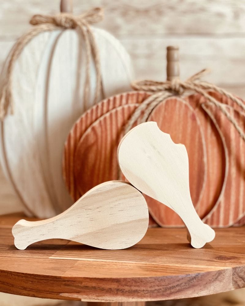 Turkey Leg Shaped Craft Wood