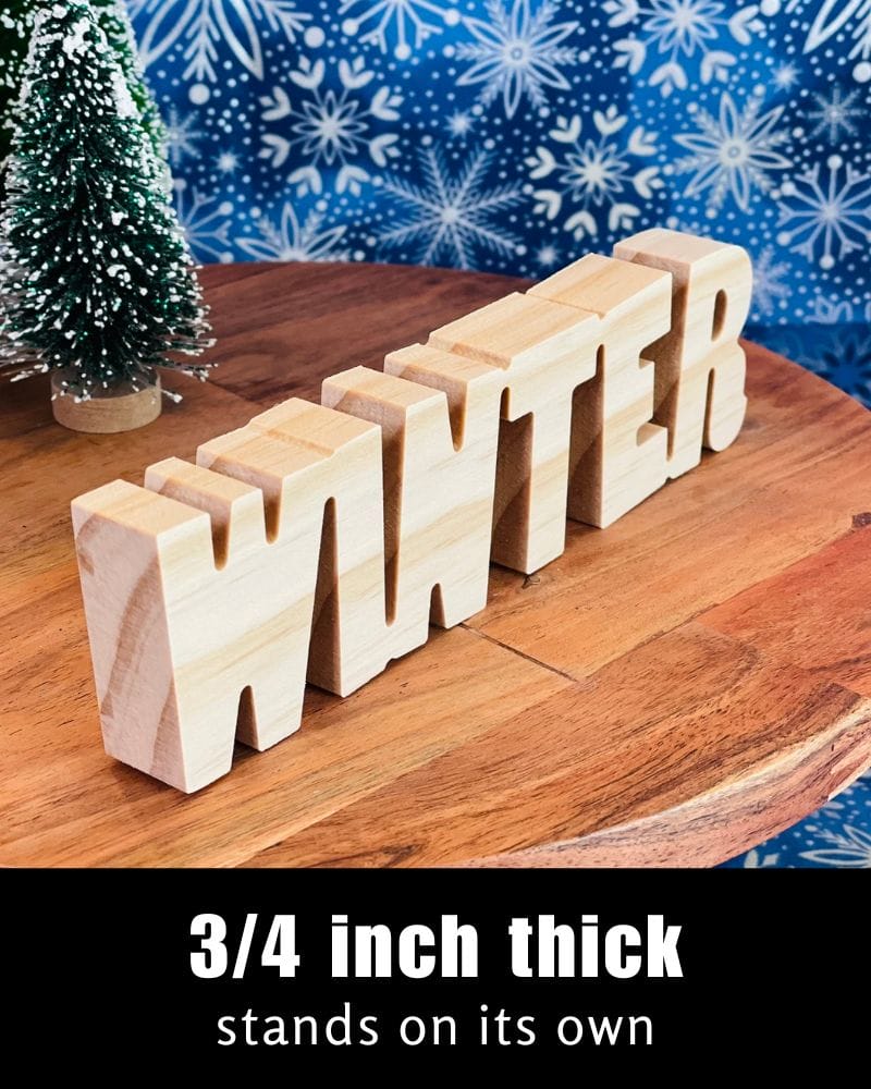 WINTER Word Sign - Image 2