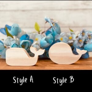 Whale Shaped Craft Wood, Unfinished Tiered Tray Decor, Free Standing Whale, Summer Decor, Ready to Paint Wood Whale, Beach Decor, Ready to Paint Craft Wood, Free Standing Craft Wood, DIY Tiered Tray Decor, DIY Chunky Wood Whale