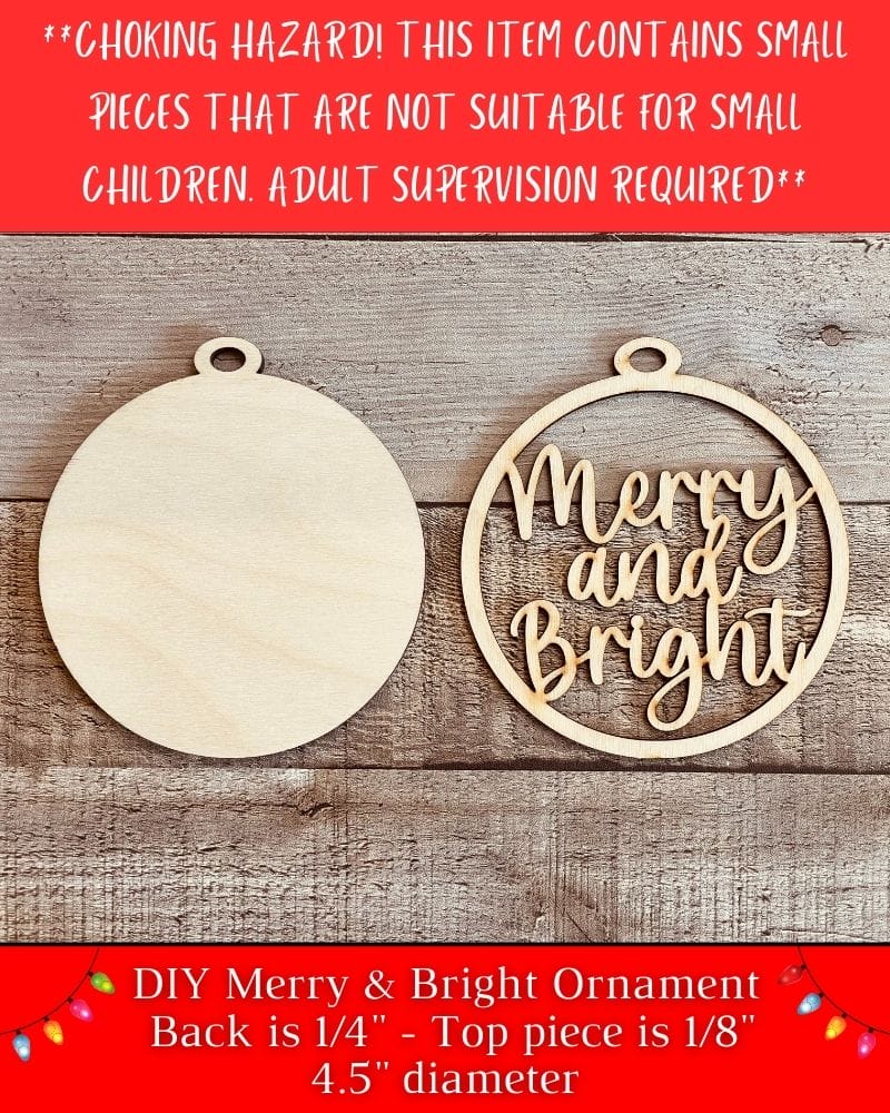 DIY Wood Christmas Ornaments (Larger Size) - Image 5
