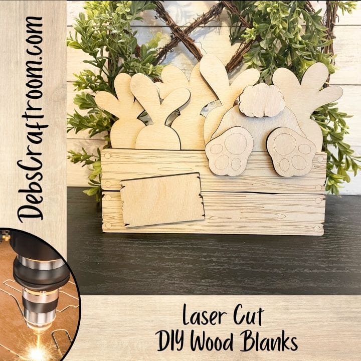 DIY Easter Bunny Carrot Crate