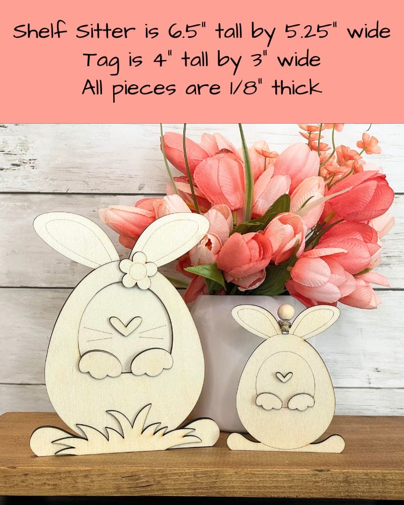 DIY Bunny In Disguise Tag and Shelf Sitter - Image 2