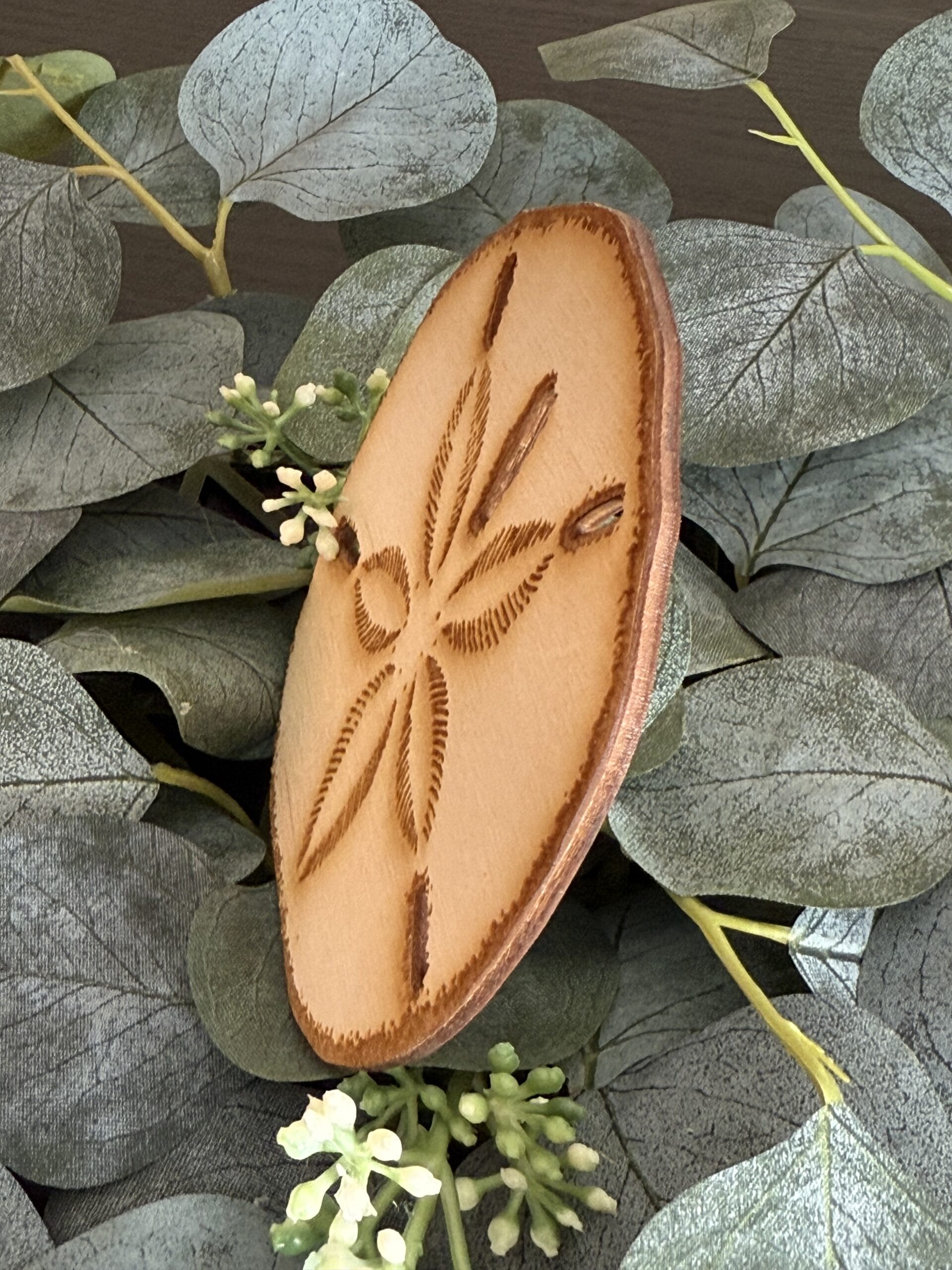 Sand Dollar with Engraved Design - Image 2