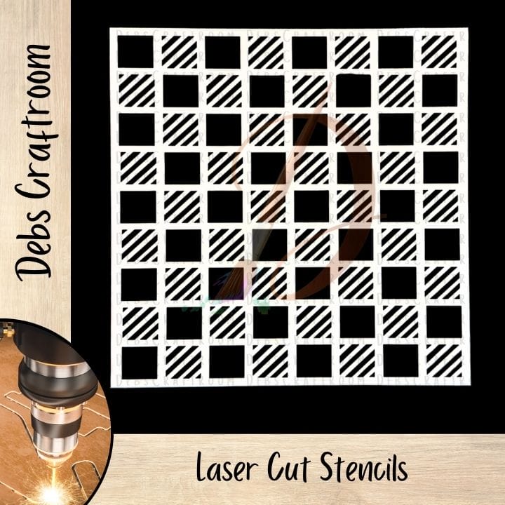 Buffalo Check Stencil