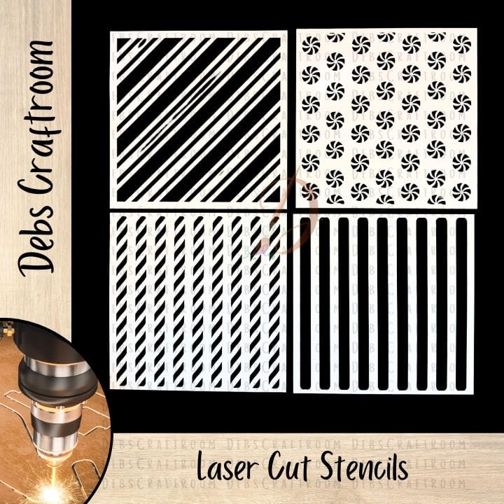 Peppermint Candy Stencils