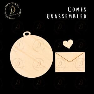 Alternative view of Love Letter Ornament: Round 3.5"