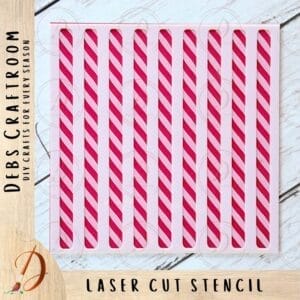 Peppermint Stick Stencil Set