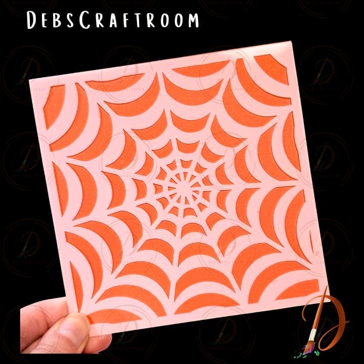 Spider Web Stencil - Image 2