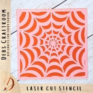 Spider Web Stencil