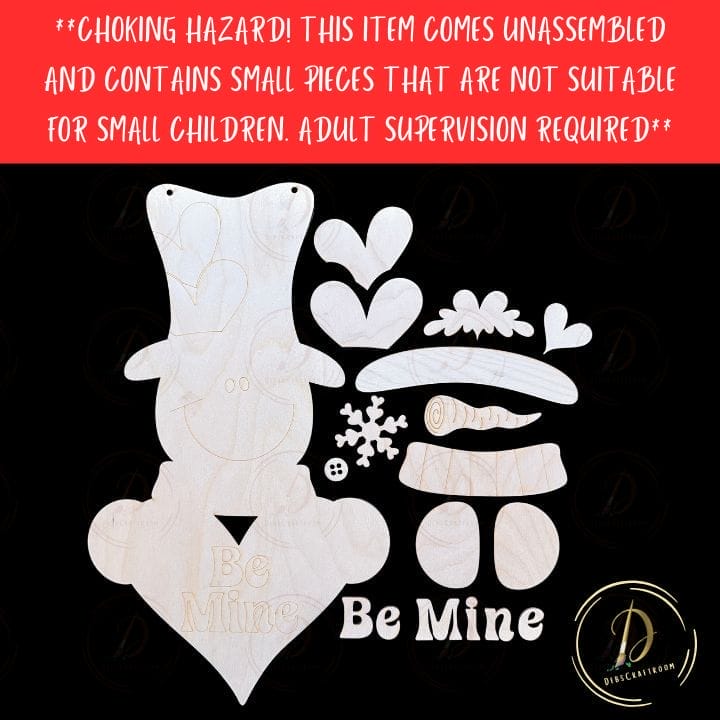 Valentine Snowman Door Hanger - Image 4