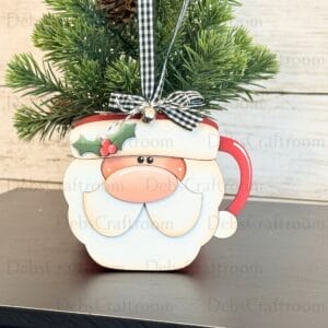 Alternative view of Vintage Santa Mug Ornament