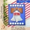 1776 Liberty Bell | Add-On Sign for Use with 6.25" by 5" Interchangeable Frames